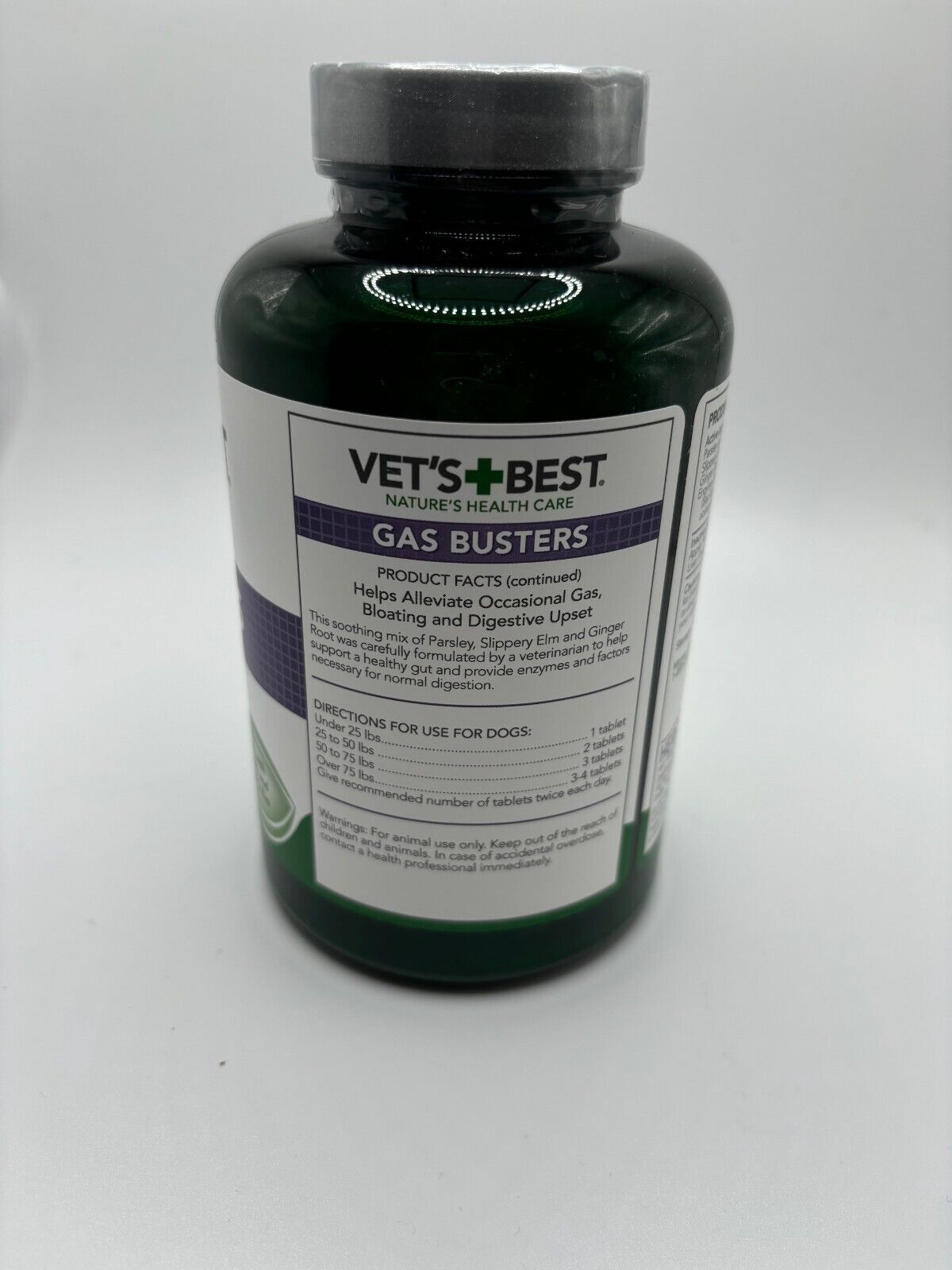 Vet's Best Gas Busters Dog Supplement, 90 count