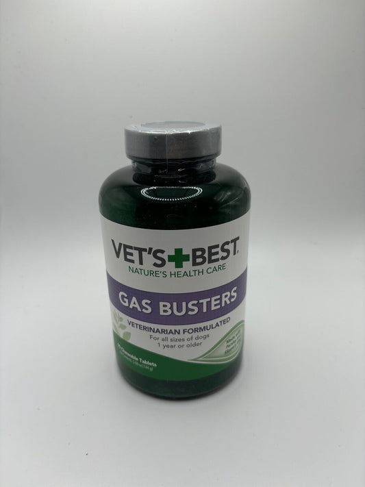 Vet's Best Gas Busters Dog Supplement, 90 count