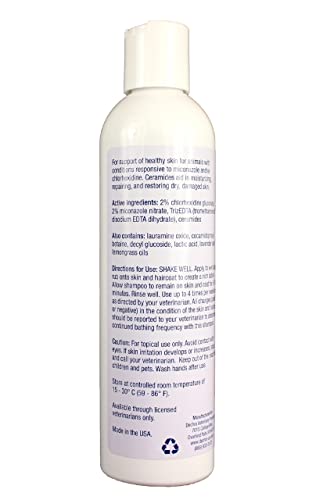 Dechra MiconaHex + Triz Shampoo for Dogs, Cats & Horses (8oz)