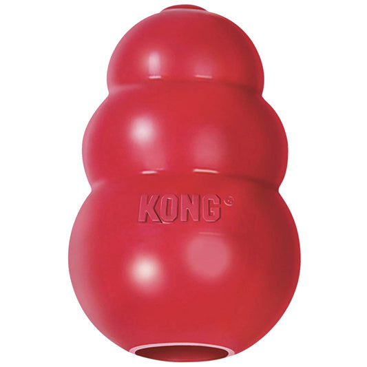 KONG Classic Stuffable Dog Toy - Fetch & Chew Toy for Dogs - Treat-Filling Capabilities & Erratic Bounce for Extended Play Time - Durable Natural Rubber Material - for Large Dogs