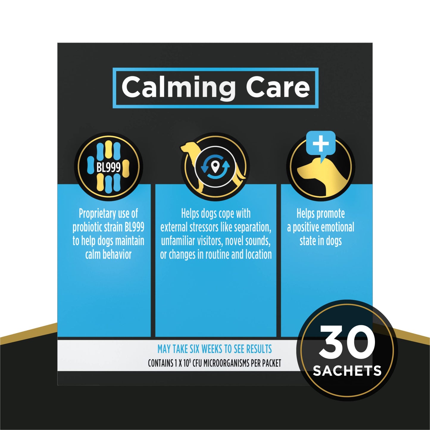 Purina Pro Plan Veterinary Supplements Calming Care - Calming Dog Supplements - 30 ct. Box