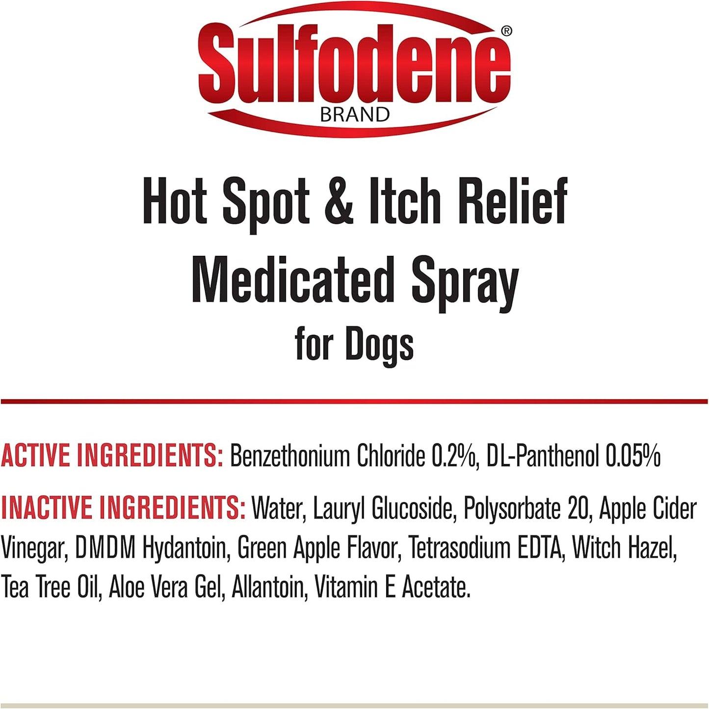 Sulfodene Hot Spot & Itch Relief Medicated Spray for Dog 8oz