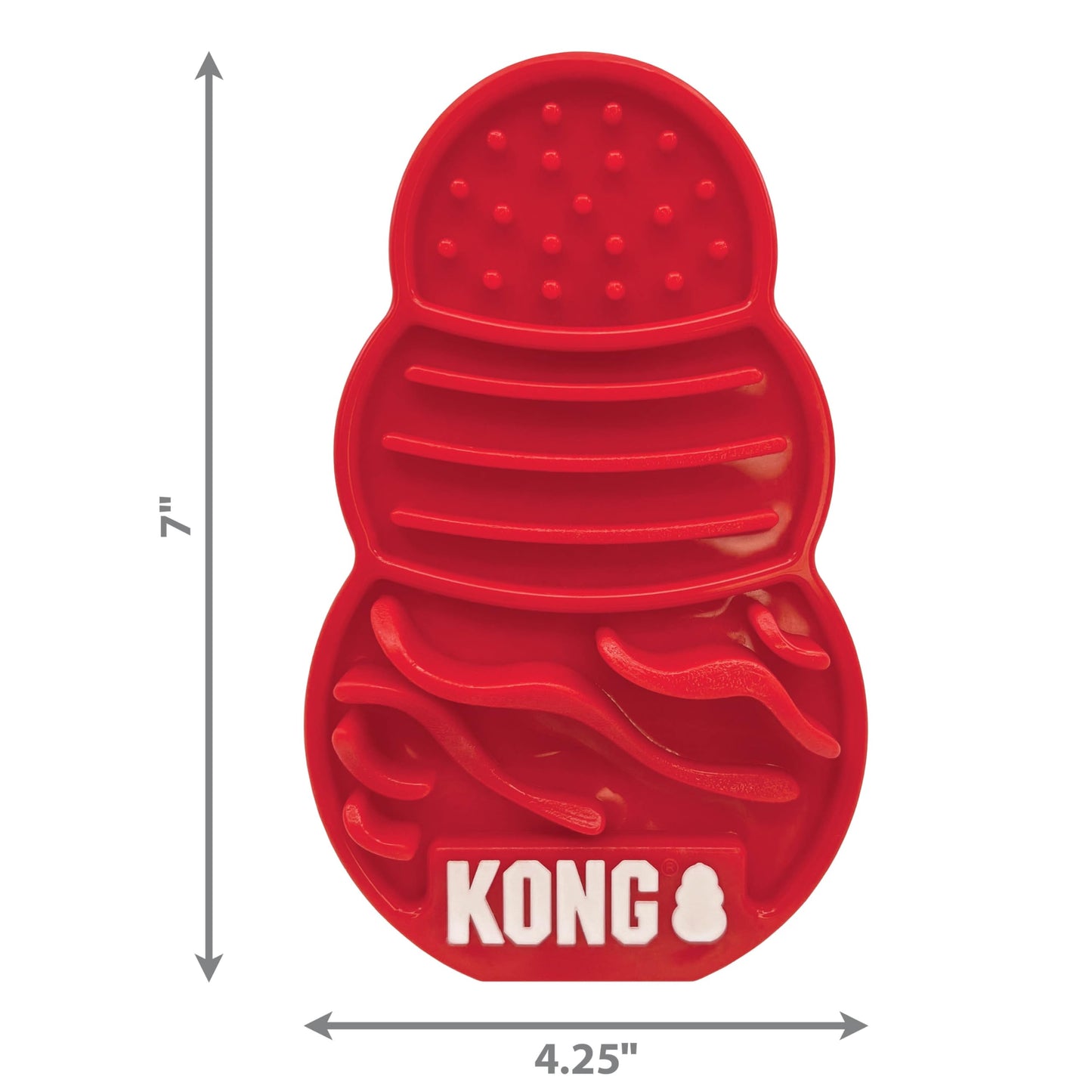 KONG Licks Mat Treat Dispenser with Ridges and Grooves