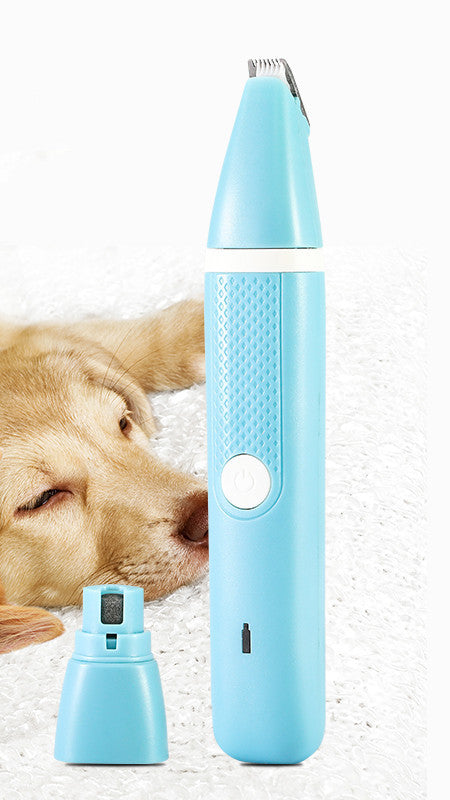 Pet Nail Polisher And Hair Trimmer One Machine Dual Purpose Household Pets