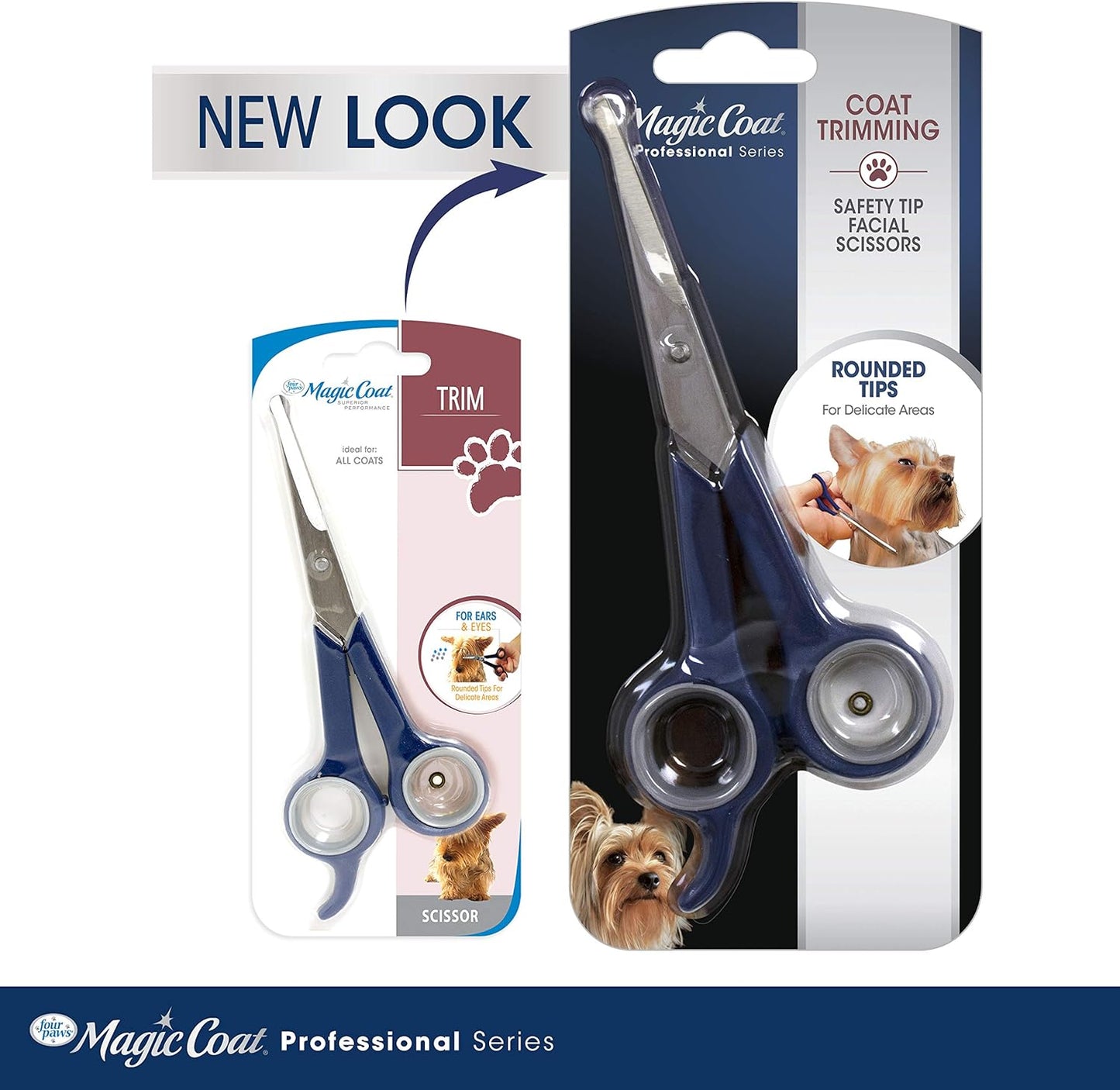 Four Paws Magic Coat Professional Series Grooming Brushes for Dogs & Cats l Trimmers, Nail Clippers, & Brushes Dog & Cat