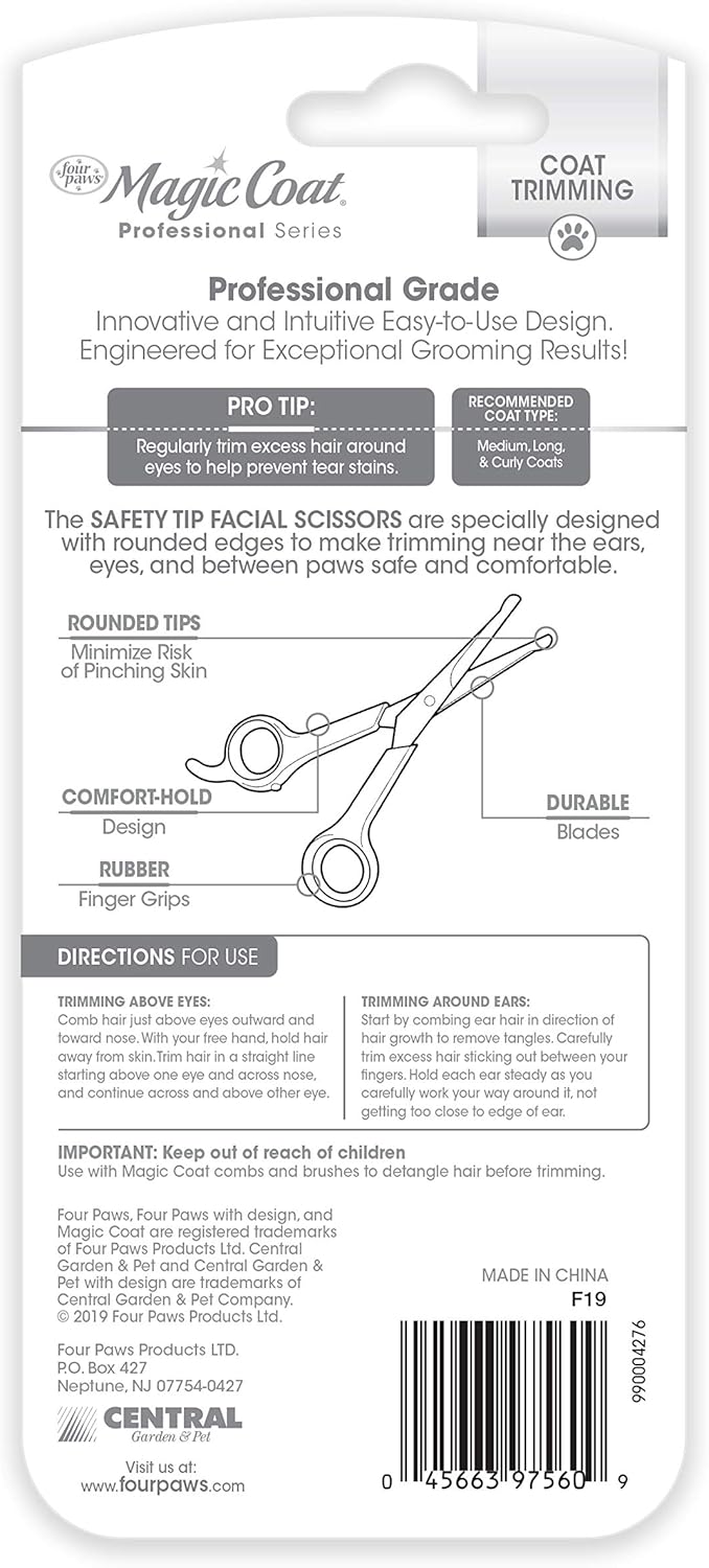 Four Paws Magic Coat Professional Series Grooming Brushes for Dogs & Cats l Trimmers, Nail Clippers, & Brushes Dog & Cat