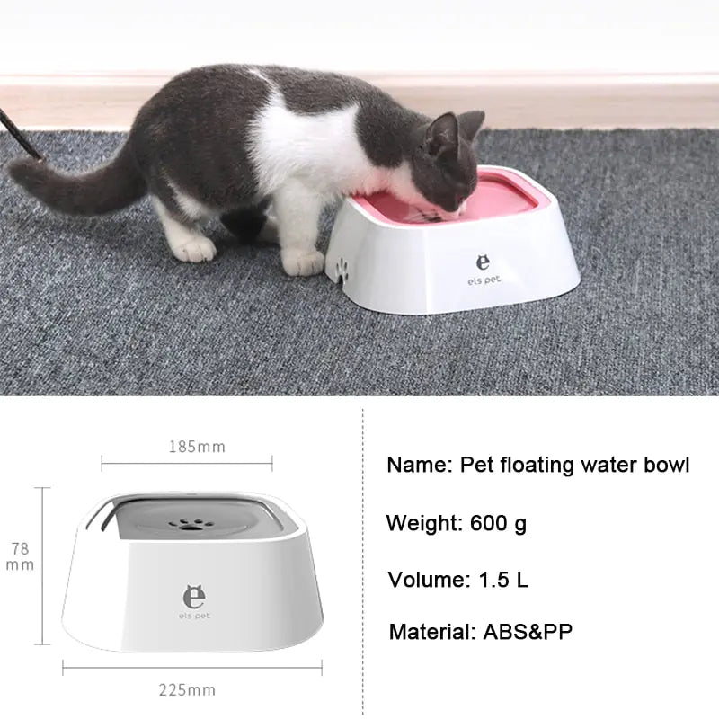 Pet Dog Cat Bowl Floating Bowl Water Drinker