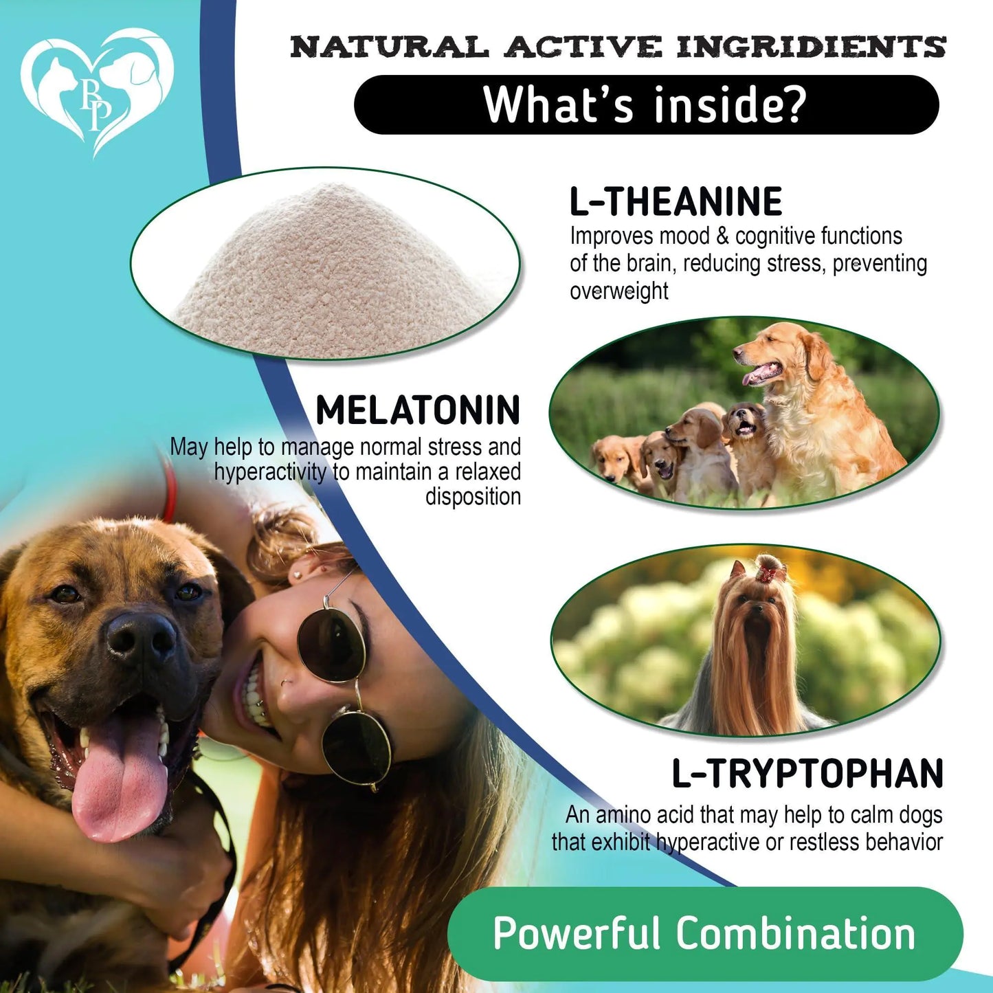 Hemp Calming Chews for Dogs Puppy Pet Separation Anxiety Relief Treats for Dog